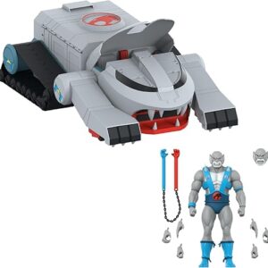 Super7 Thundercats ULTIMATES! Thundertank with Panthro (Toy) - 27" Thundercats Action Figure Vehicle Classic Cartoon Collectibles & Retro Toys -...