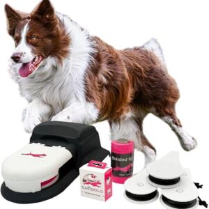 SwiftPaws - Home Original - Chase Toy - for Dogs - Flag Lure Course - Interactive Dog Enrichment Toy - Includes Main Unit, 3 Pulleys, Charger,...