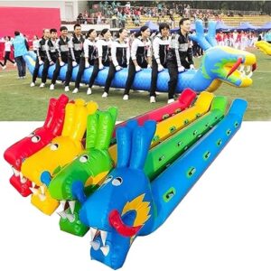 Team Building Games 4 PCS Field Day Outdoor Team Gaming Play, Adult Inflatable Caterpillar Toys for Cooperative Team Competition Sports Games