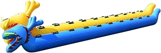 Team Building Games Field Day Outdoor Teamwork Games, Adult Youth Outdoor Carnival Party Carnival Sports Game Inflatable Toy, 2 PCS(Yellow+Blue,8...