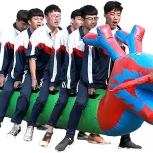Team Building Games Field Day Teamwork Games Inflatable Toys, School Outdoor Activities Carnival Group Cooperation Competition Toy Dragon Boat(4...