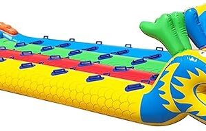 Team Building Games Teamwork Sports Toy Inflatable Dragon Boat, Team Building Activities Kit Group Games, Field Day Games, 4 PCS(15 Seats/L-8.5M)