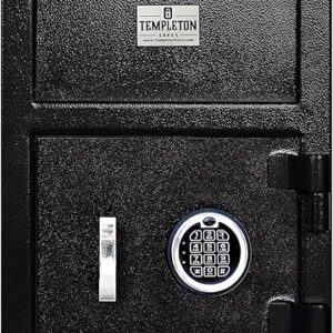 Templeton Safes Standard Depository Drop Slot Safe with Electronic Keypad Combination & Key Backup, 1.12 CBF