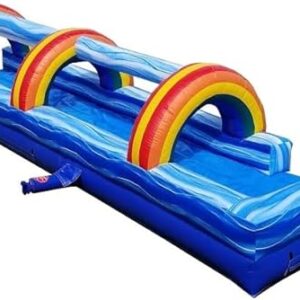 TentandTable Inflatable Splash and Ride Waterslide for Kids & Adults, Outdoor Toys & Games for Backyard Fun, 35'L x 8'W x 9'H, Includes 1.5HP...