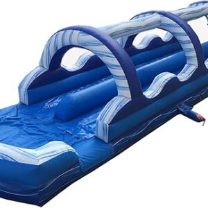TentandTable Inflatable Splash and Ride Waterslide for Kids & Adults, Outdoor Toys & Games for Backyard Fun, Inflatable Activities, 35'L x 10.5'W x...