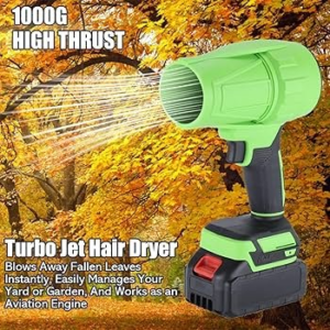 Cordless Leaf Blower Handheld, Small Turbo Jet Blowers, Portable Dust Cleaner Blower, Cordless Turbo Super Power Air Duster