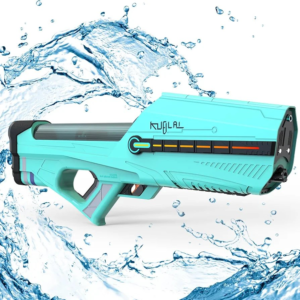 Electric water gun with powerful spray for outdoor summer fun